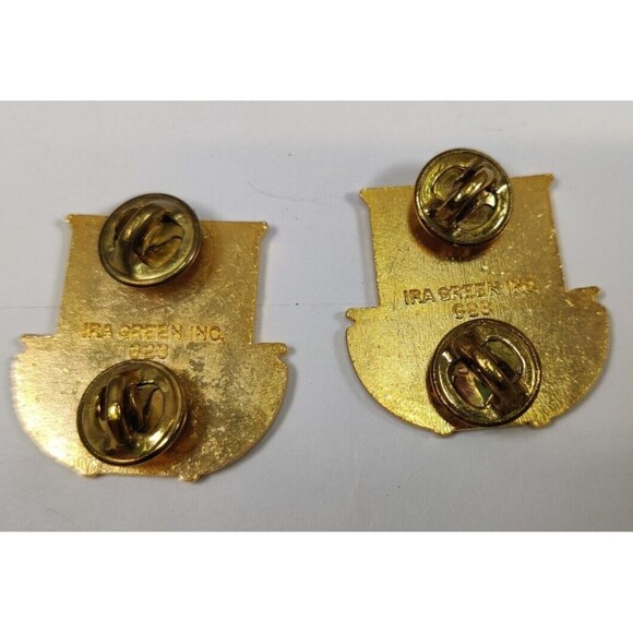 Original US Army 5th Engineer Battalion Distinctive Insignia DI DUI Pair 1139 - Picture 4 of 4